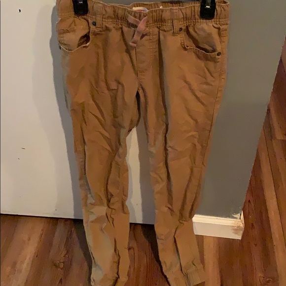 youth khaki joggers